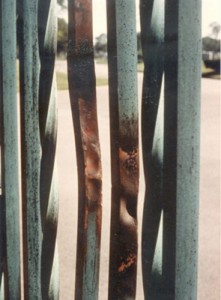 rejas del cementerio